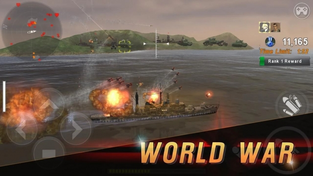 炮艇战：3D战舰截图2