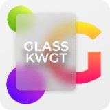 glass kwgt 图标