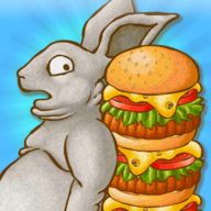 兔子和汉堡 图标