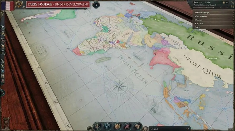 维多利亚3航海地图